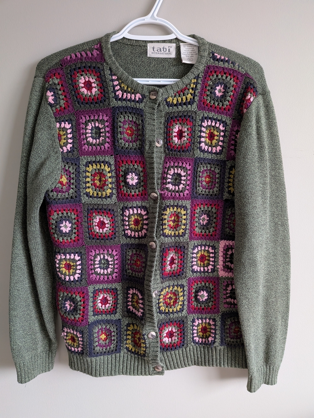 Vintage Granny Square Cardigan